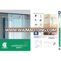 K001 Stainless steel Bathroom Shower room Sliding shower room system